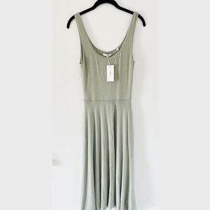 NWT Vince Mint Green Sleeveless Midi Dress